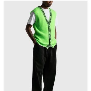 Aries WAFFLE KNIT SWEATER VEST